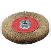 78000 Jaz USA Wire Wheel Bench Brush,4-1/2"Crimped,.012",Steel