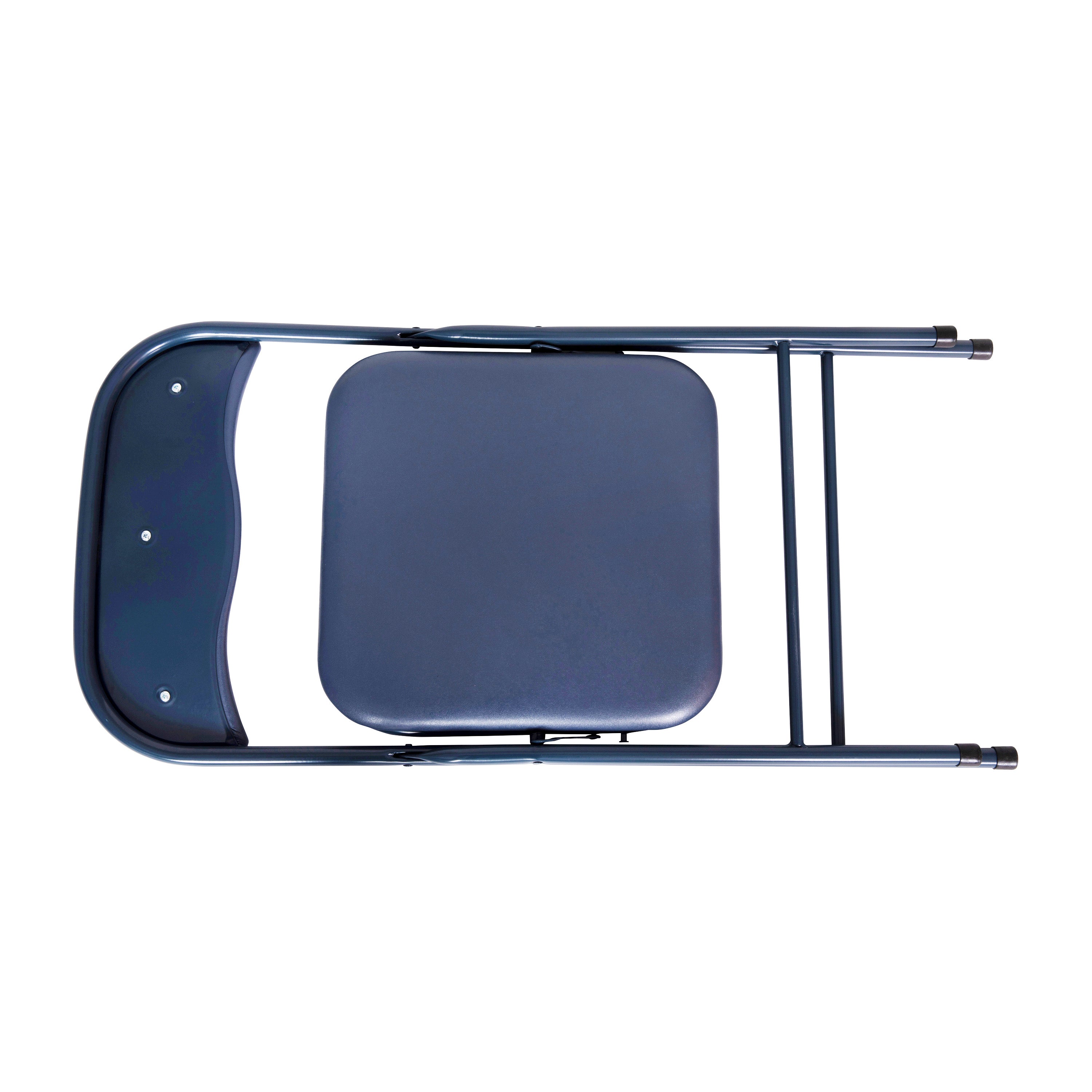 Madison 5 Piece Navy Folding Card Table and Chair Set