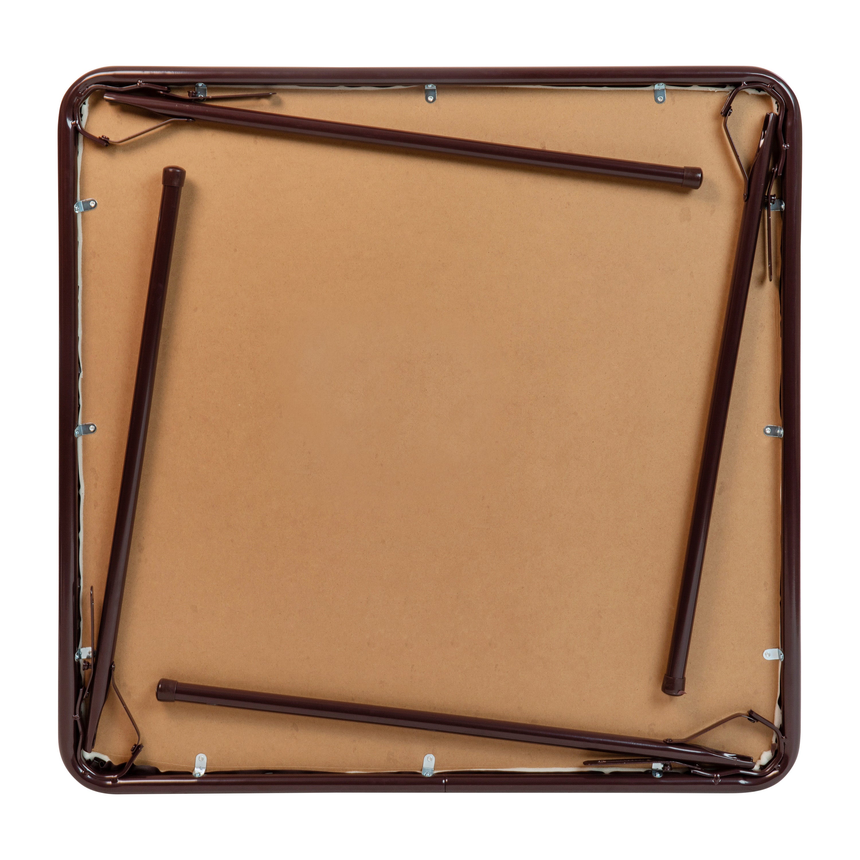 Madelyn Brown 33.5" Folding Card Table for 4 with Foldable Legs and Portable Lightweight Design