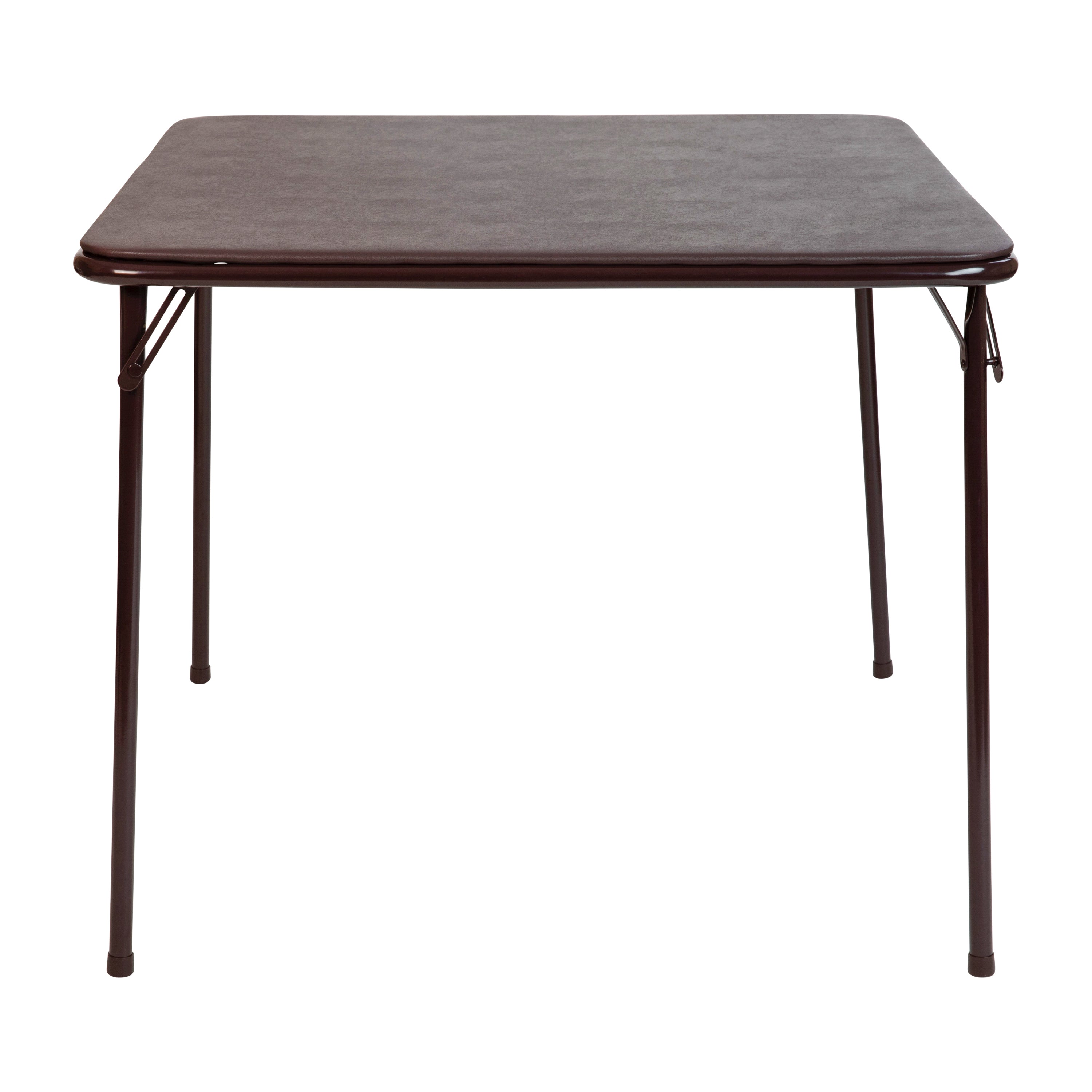 Madelyn Brown 33.5" Folding Card Table for 4 with Foldable Legs and Portable Lightweight Design
