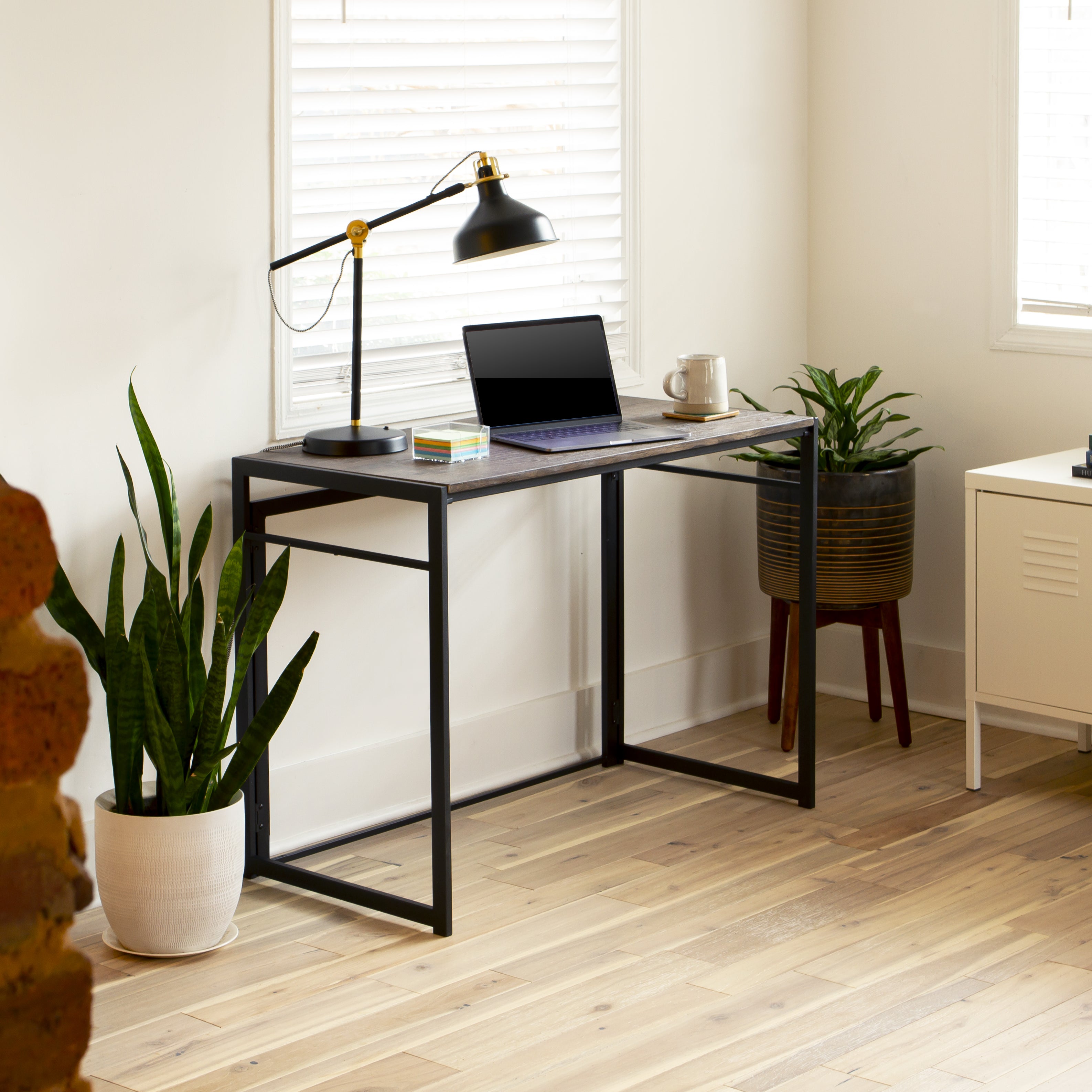 Walker Rustic Home Office Folding Computer Desk - 40"