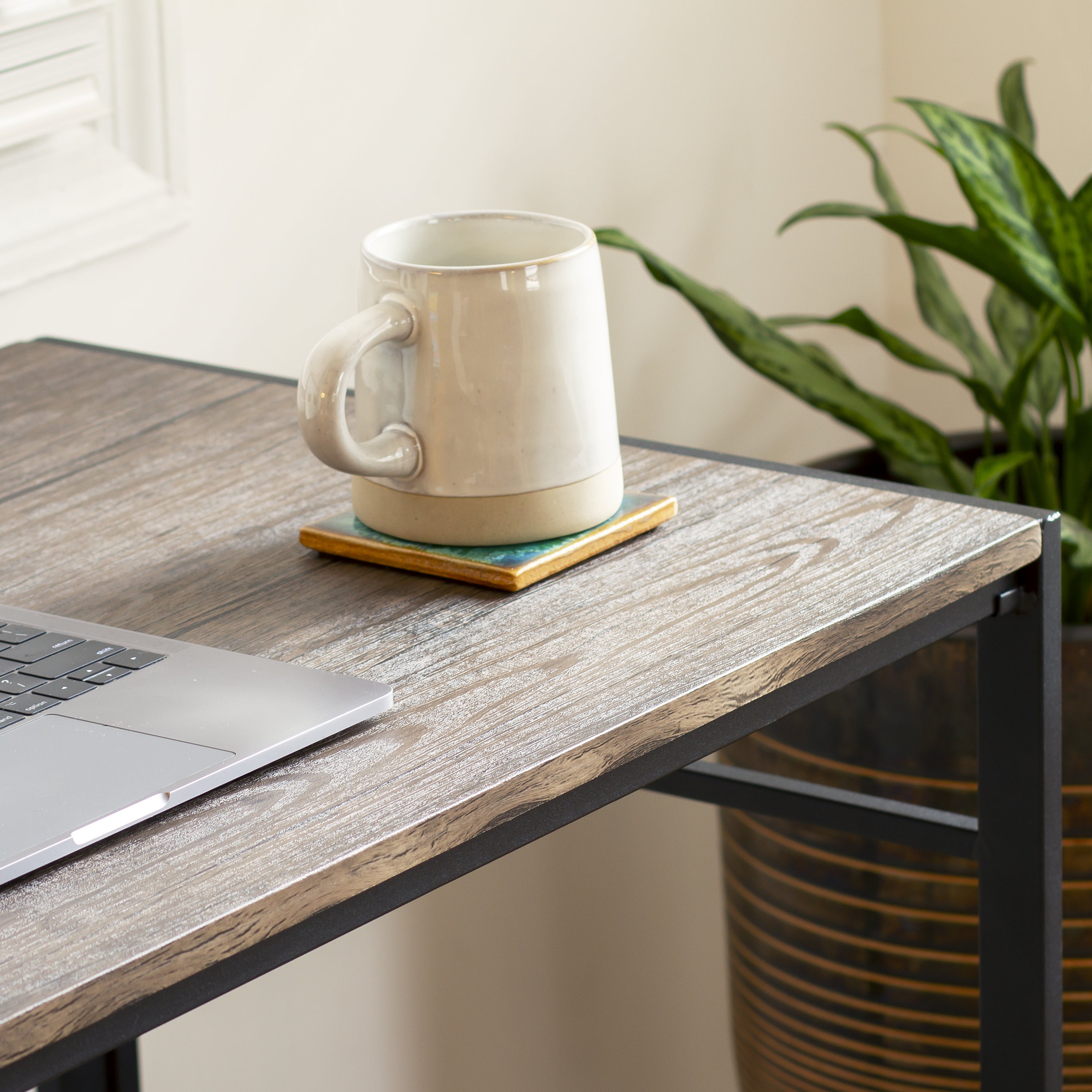 Walker Rustic Home Office Folding Computer Desk - 40"