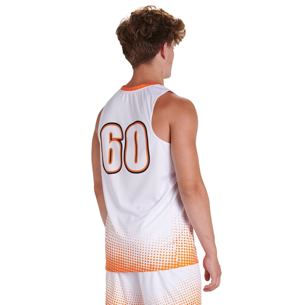 Juice Fitted Basketball Jersey - Flexdri Mesh - Girls - Medium (Full-Dye, Premium cut-and-sew Sublimation. No Limitations!)