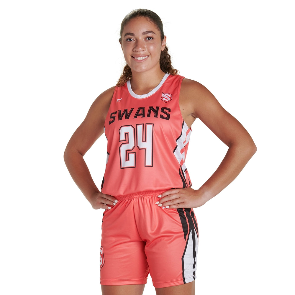 JUICE Loose Fit Basketball Jersey - Z-Cloth - Womens - Small (Full-Dye, Premium cut-and-sew Sublimation. No Limitations!)