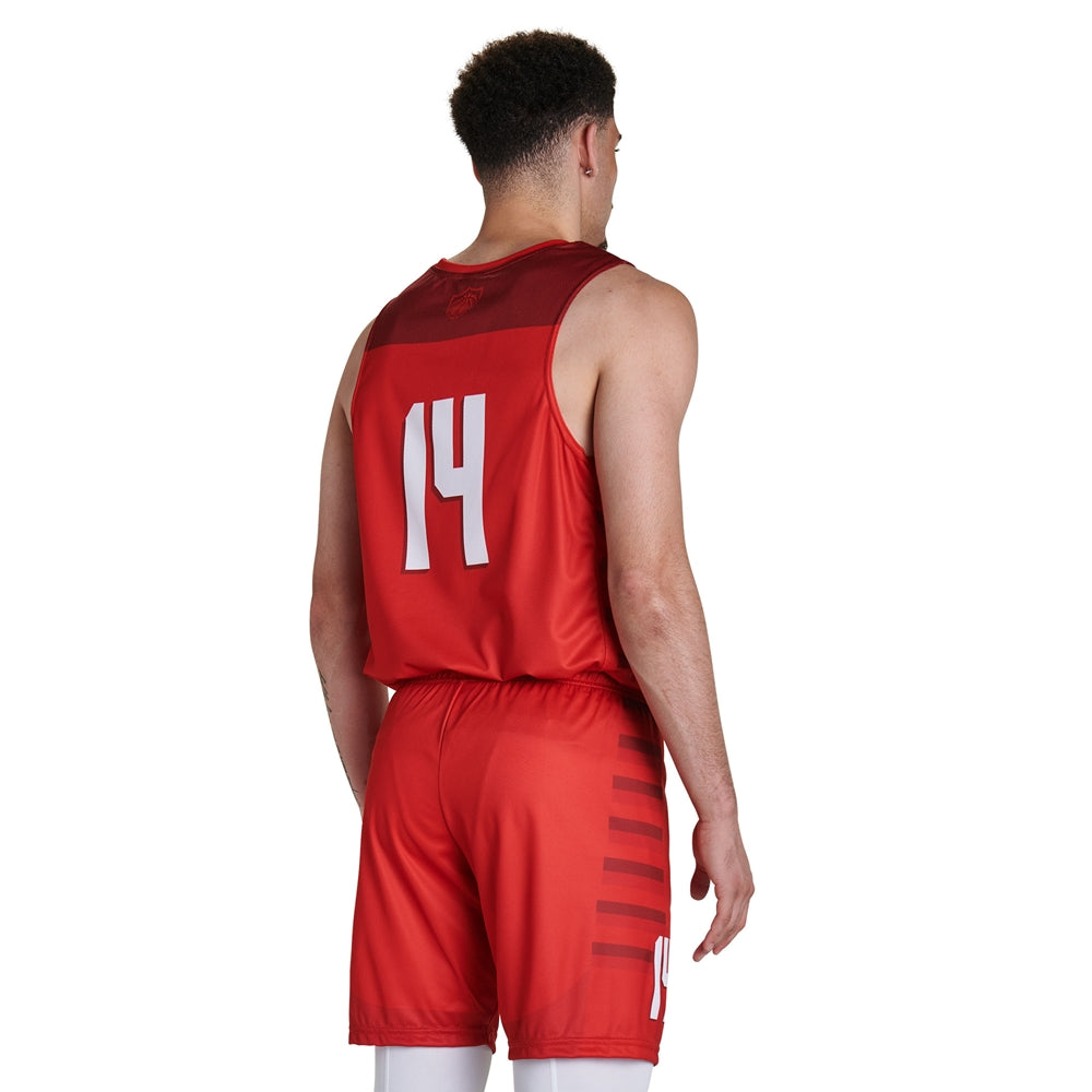 JUICE Loose Fit Basketball Jersey - Power Stretch - Womens - Large (Full-Dye, Premium cut-and-sew Sublimation. No Limitations!)