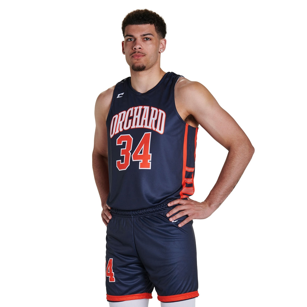 JUICE Fitted Double Ply Reversible Basketball Jersey - Womens - Medium (Full-Dye, Premium cut-and-sew Sublimation. No Limitations!)