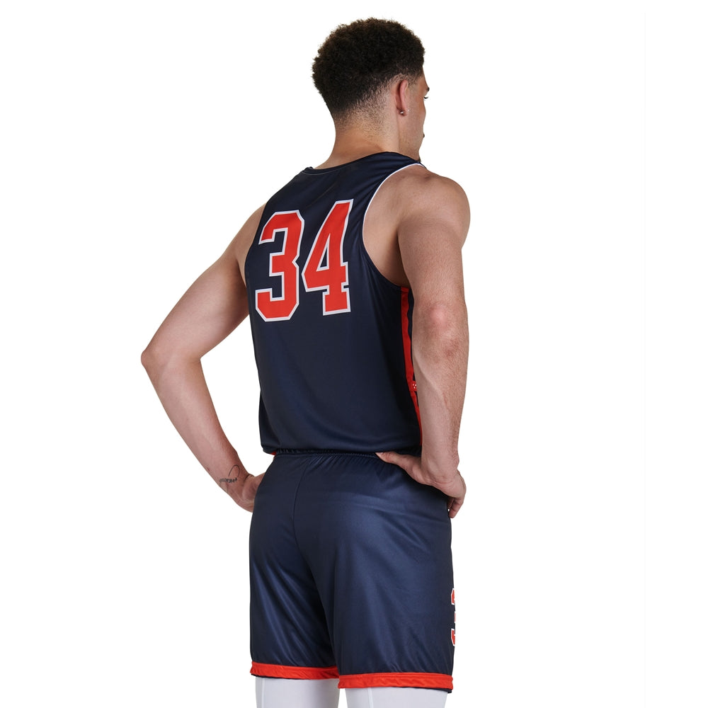 JUICE Fitted Double Ply Reversible Basketball Jersey - Womens - Small (Full-Dye, Premium cut-and-sew Sublimation. No Limitations!)