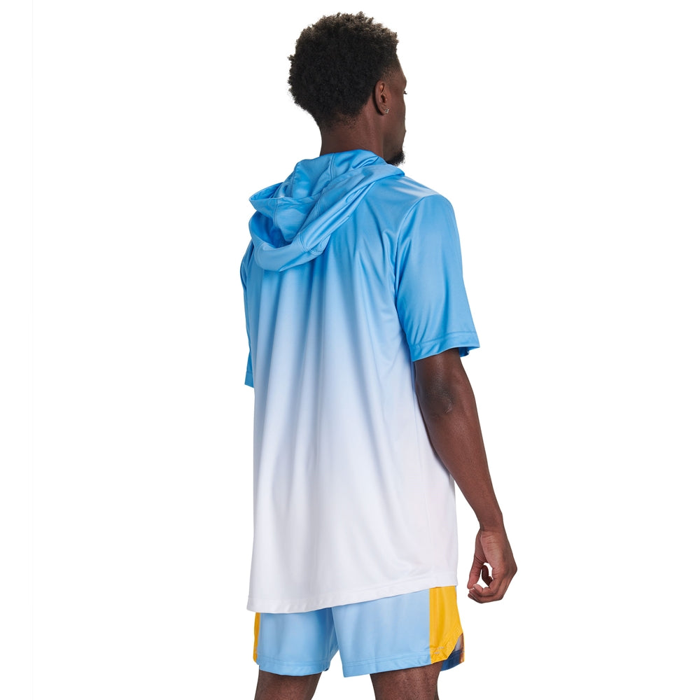 JUICE Short Sleeve Shooter Shirt with Hood - Z-Cloth - Adult - Extra-Large (Full-Dye, Premium cut-and-sew Sublimation. No Limitations!)