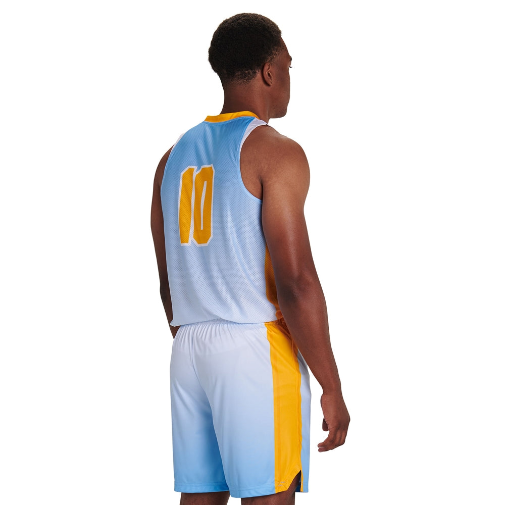 Juice Prime Basketball Jersey - Active Cloth/Pin Dot Mesh - Youth - Small Tall (Full-Dye, Premium cut-and-sew Sublimation. No Limitations!)