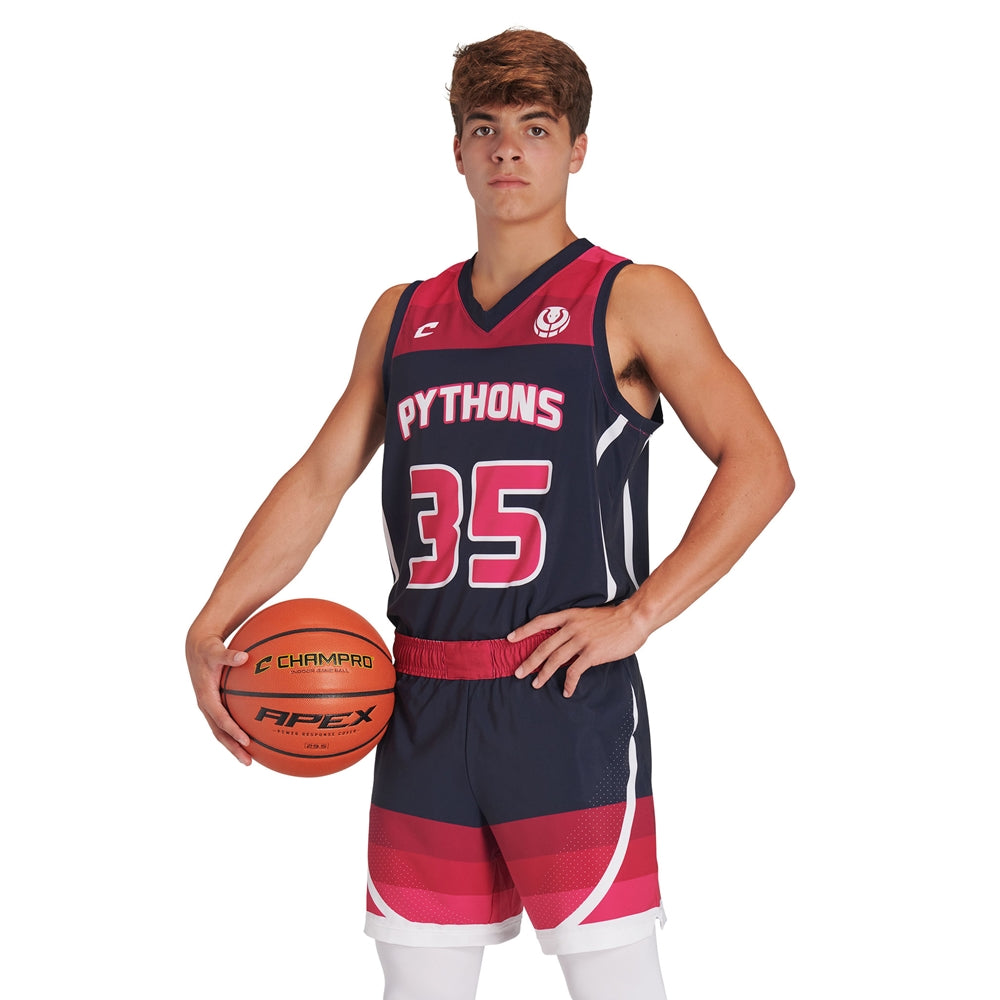 JUICE Fitted Stretch Woven Basketball Jersey - Womens - Large (Full-Dye, Premium cut-and-sew Sublimation. No Limitations!)
