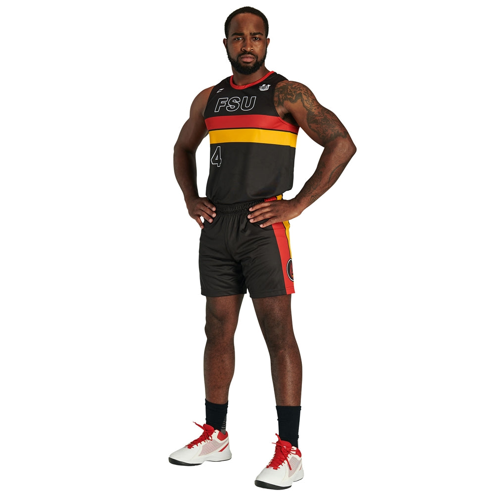 JUICE Basketball 7" Short - Z-Cloth - Womens - Small (Full-Dye, Premium cut-and-sew Sublimation. No Limitations!)