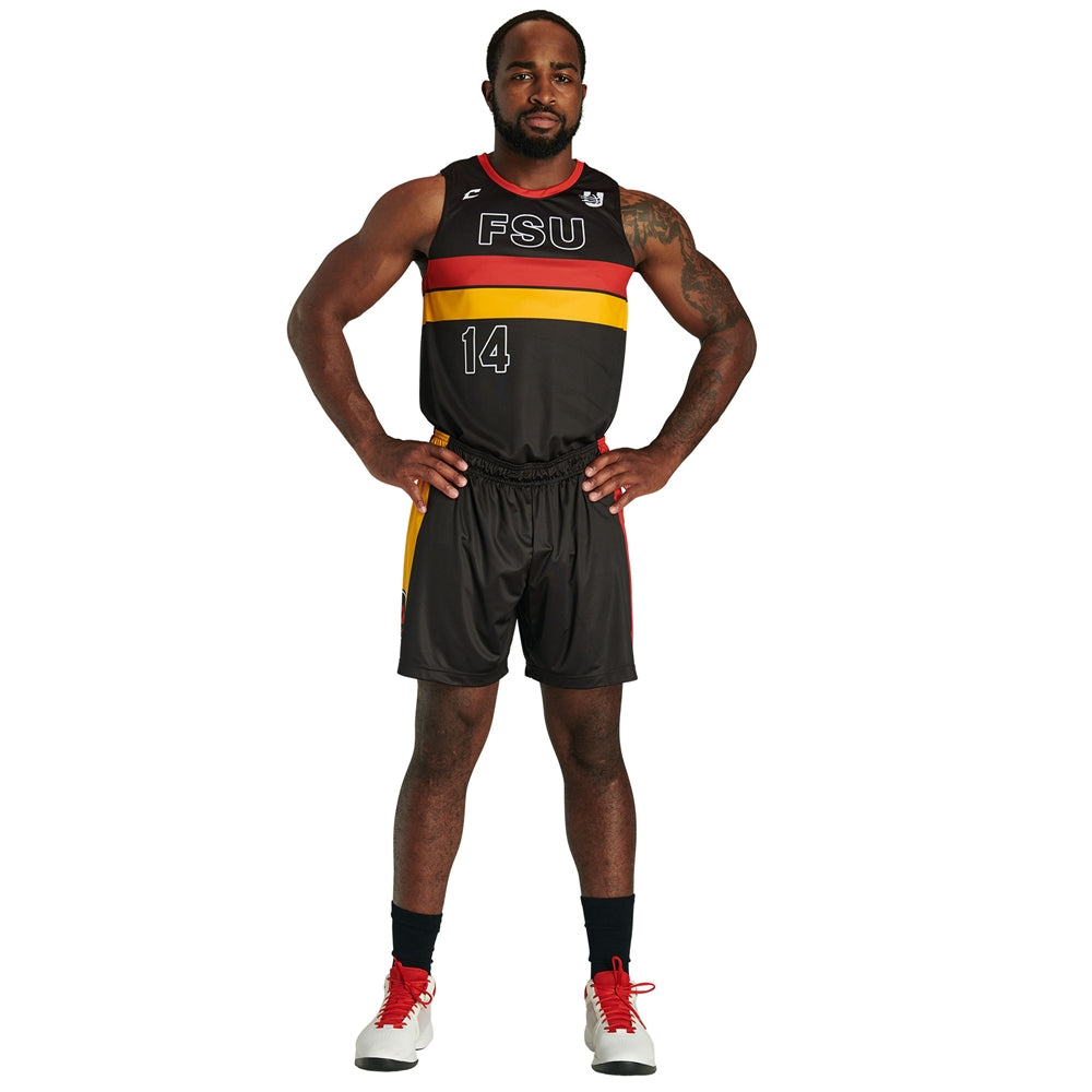 JUICE Basketball 7" Short - Active Cloth - Youth - Extra-Large (Full-Dye, Premium cut-and-sew Sublimation. No Limitations!)