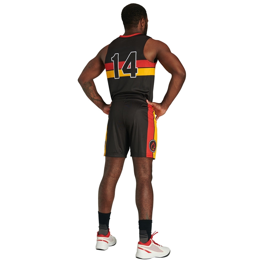 JUICE Basketball 7" Short - Active Cloth - Womens - Large (Full-Dye, Premium cut-and-sew Sublimation. No Limitations!)