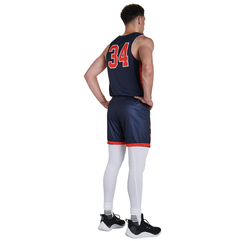 JUICE Double Ply Reversible Basketball 7" Short - Womens - Medium (Full-Dye, Premium cut-and-sew Sublimation. No Limitations!)