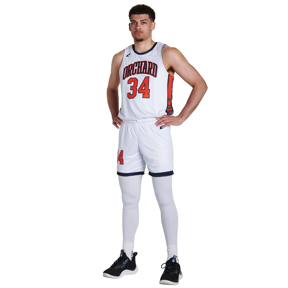 JUICE Double Ply Reversible Basketball 7" Short - Womens - Extra-Small (Full-Dye, Premium cut-and-sew Sublimation. No Limitations!)