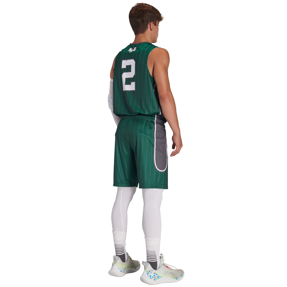 JUICE Double Ply Reversible Basketball 9" Short - Adult - XXLarge (Full-Dye, Premium cut-and-sew Sublimation. No Limitations!)