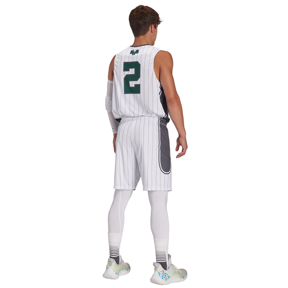 JUICE Double Ply Reversible Basketball 9" Short - Adult - Large (Full-Dye, Premium cut-and-sew Sublimation. No Limitations!)