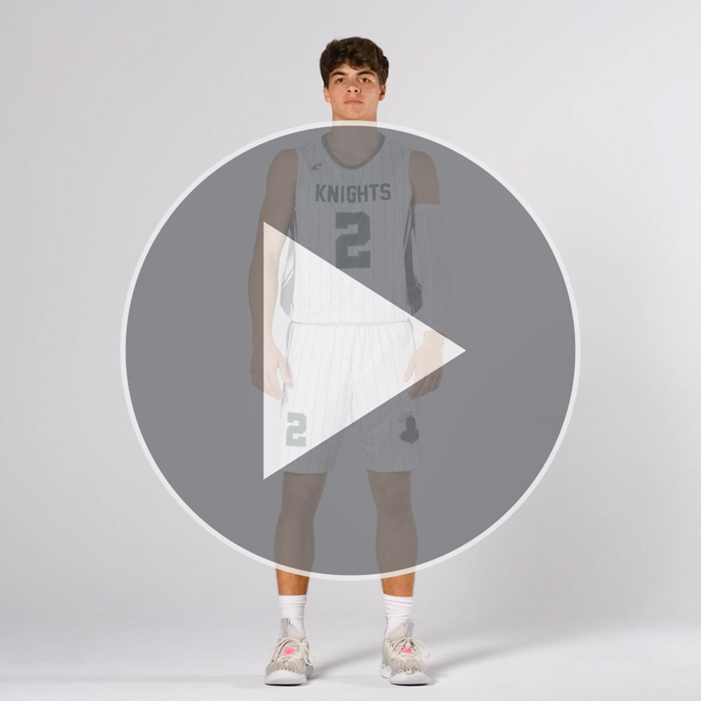 JUICE Double Ply Reversible Basketball 9" Short - Adult - Medium (Full-Dye, Premium cut-and-sew Sublimation. No Limitations!)
