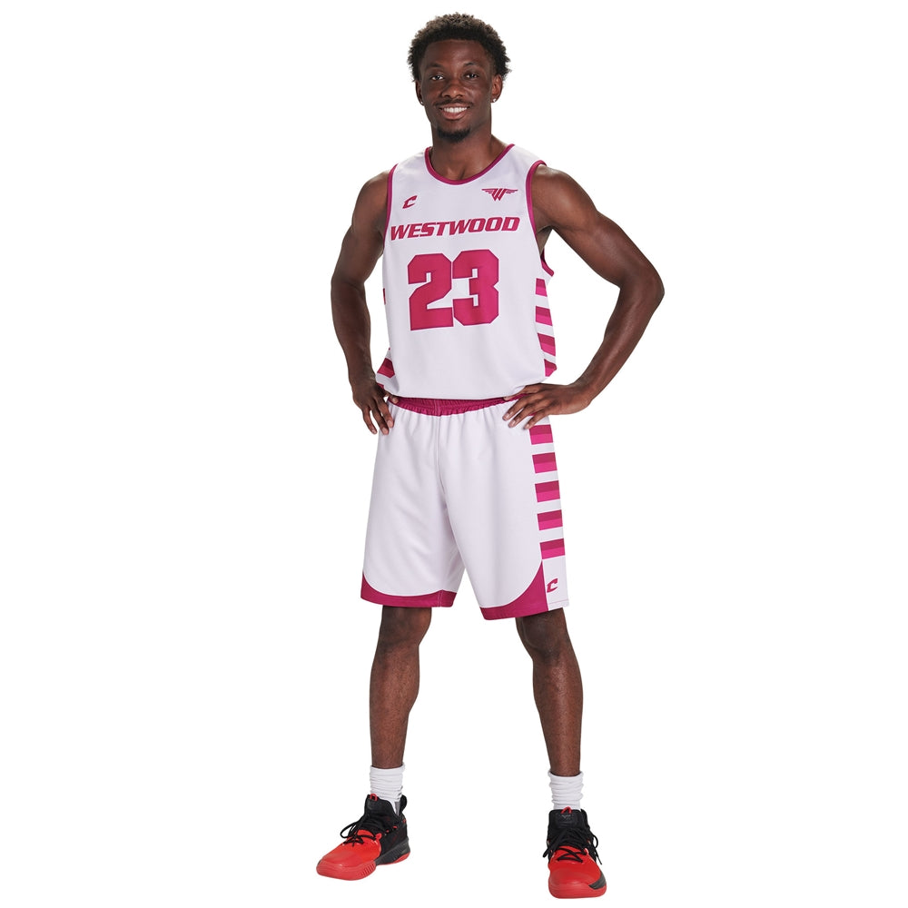 JUICE Single-Ply Reversible Basketball 9" Short - Adult - Small (Full-Dye, Premium cut-and-sew Sublimation. No Limitations!)