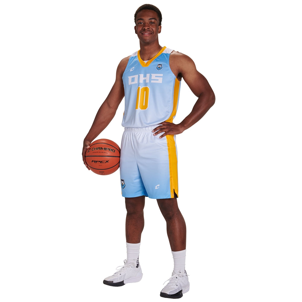 JUICE Prime Basketball Shorts 7" Inseam - Adult - Medium (Full-Dye, Premium cut-and-sew Sublimation. No Limitations!)