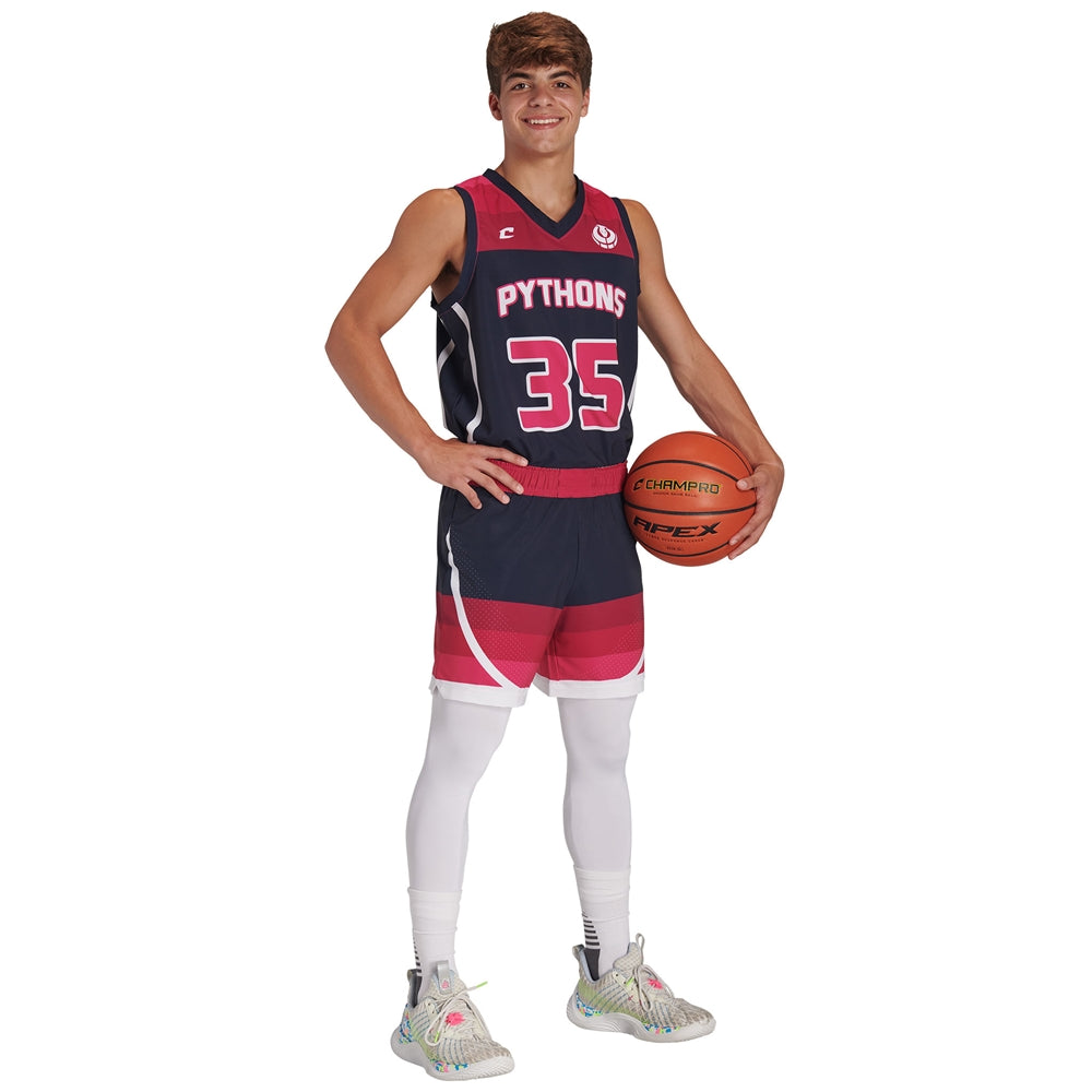 JUICE Stretch Woven Basketball 7" Short - Womens - Small (Full-Dye, Premium cut-and-sew Sublimation. No Limitations!)