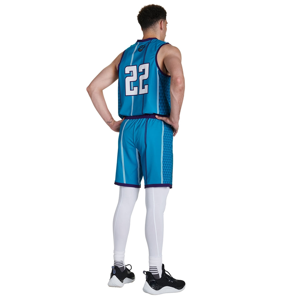 JUICE Stretch Woven Basketball 9" Short - Adult - Extra-Large (Full-Dye, Premium cut-and-sew Sublimation. No Limitations!)