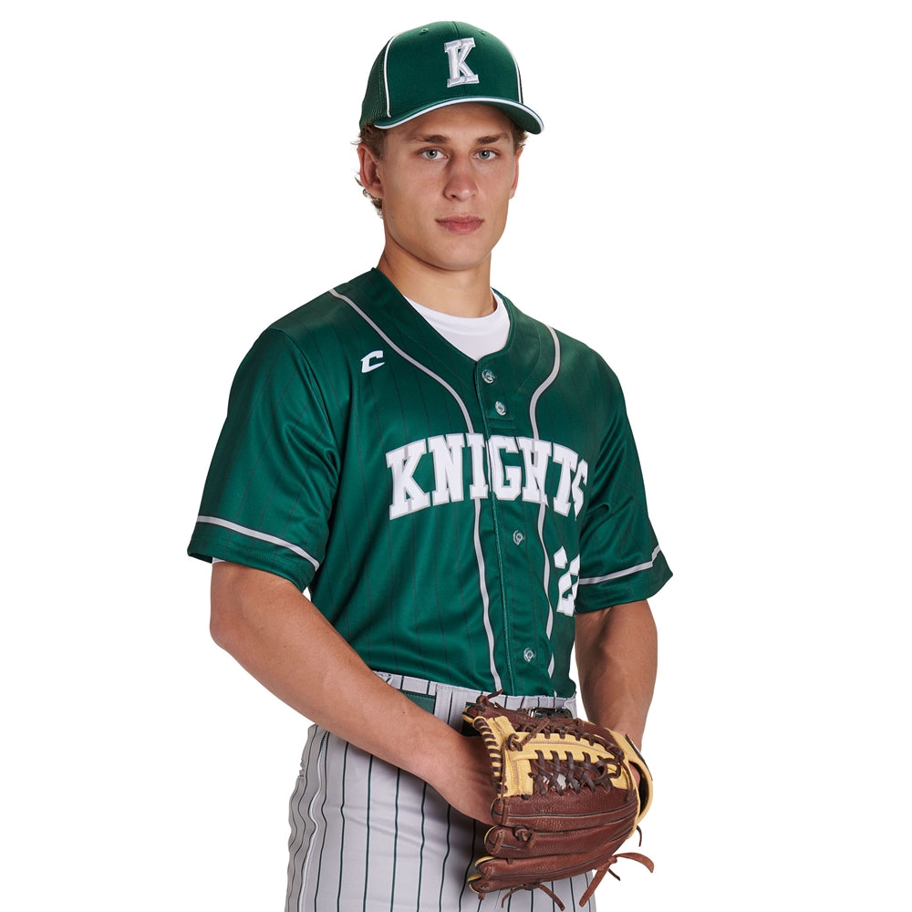 Juice Faux Full Button Jersey - Active Cloth - Adult - 4XL (Full-Dye, Premium cut-and-sew Sublimation. No Limitations!)