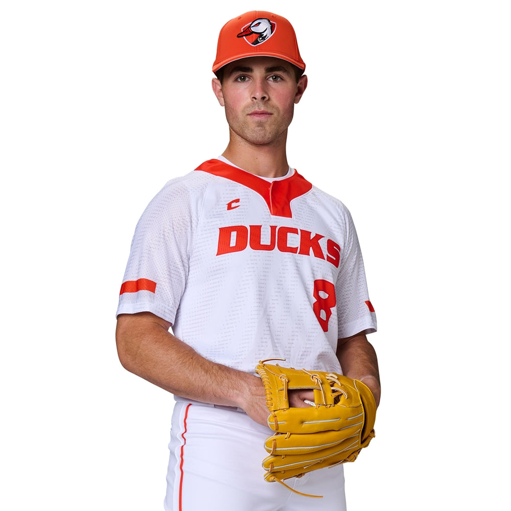 JUICE 2-Button Pro-Neck Fitted Jersey with Mesh Short Sleeve - Active Cloth/Pin Dot Mesh - Youth - Small (Full-Dye, Premium cut-and-sew Sublimation. No Limitations!)