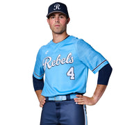 JUICE 2-Button Pro-Neck Loose Jersey with Mesh Short Sleeve - Active Cloth/Pin Dot Mesh - Youth - Large (Full-Dye, Premium cut-and-sew Sublimation. No Limitations!)