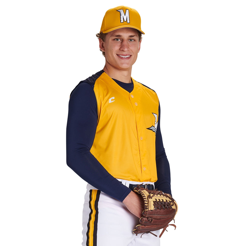 Juice Full Button Sleeveless Jersey - Adult - Medium - Blink (Full-Dye Sublimation)