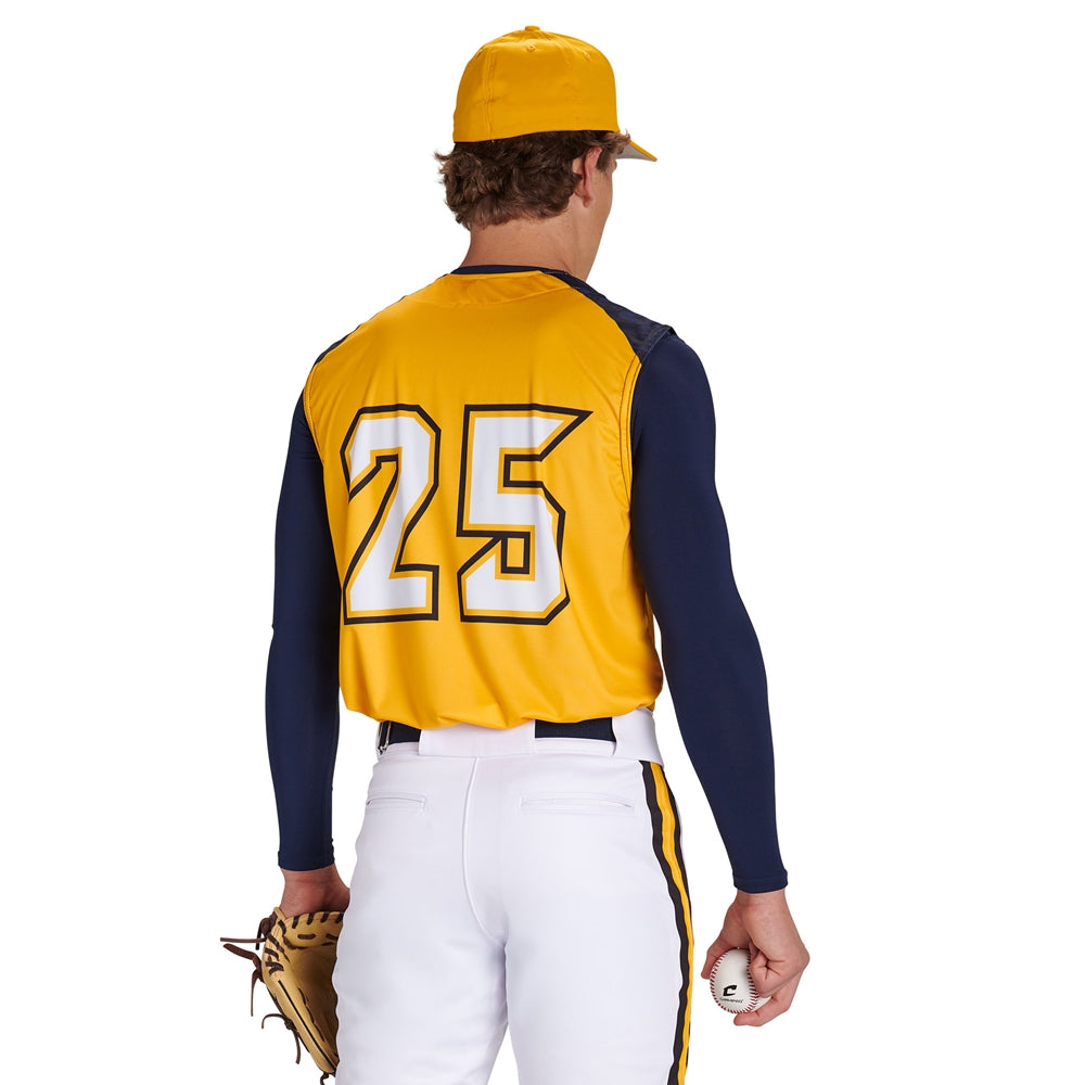 Juice Full Button Sleeveless Jersey - Youth - Small - Fusion Mesh (Full-Dye Sublimation)