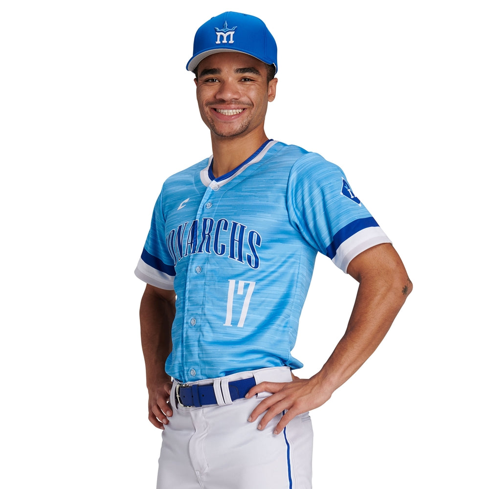 Juice Full Button FITTED Jersey - Youth - Large - Tek-Knit WPK395 (Full-Dye Sublimation)