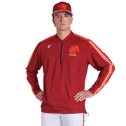 JUICE Traditional Long Sleeve Cage Jacket w/ Pockets - Stretch Woven Poplin/TLF - Adult - Medium (Full-Dye, Premium cut-and-sew Sublimation. No Limitations!)
