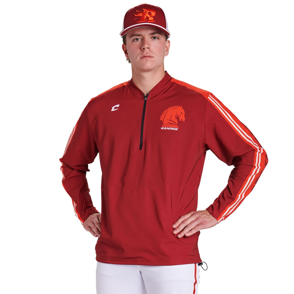 JUICE Traditional Long Sleeve Cage Jacket w/ Pockets - Stretch Woven Poplin/TLF - Adult - XXLarge (Full-Dye, Premium cut-and-sew Sublimation. No Limitations!)