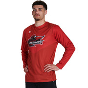 Juice Crew Neck Long Sleeve T-Shirt - Active Cloth - Youth - Small (Full-Dye, Premium cut-and-sew Sublimation. No Limitations!)