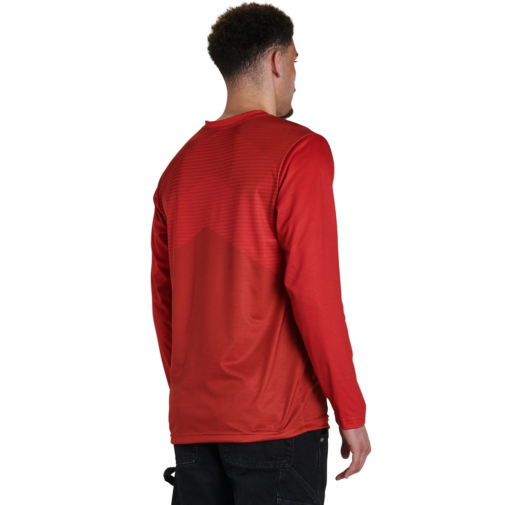 Juice Crew Neck Long Sleeve T-Shirt - Active Cloth - Youth - Small (Full-Dye, Premium cut-and-sew Sublimation. No Limitations!)