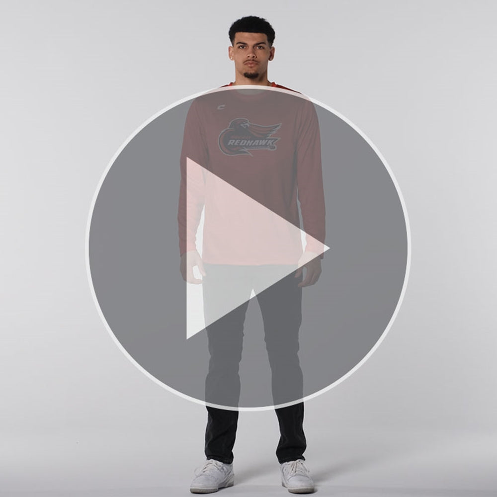 Juice Crew Neck Long Sleeve T-Shirt - Active Cloth - Youth - Small (Full-Dye, Premium cut-and-sew Sublimation. No Limitations!)
