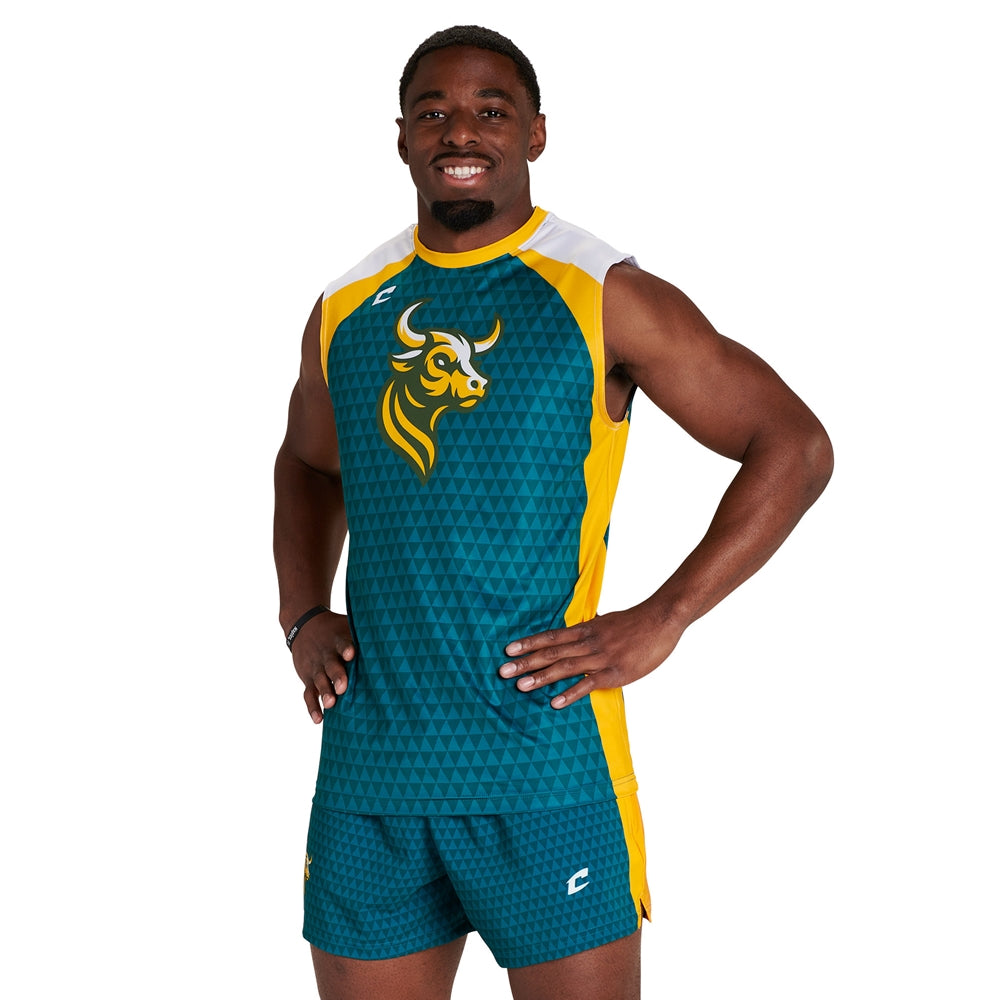 Juice Crew Neck Sleeveless T-Shirt - Z-Cloth - Youth - Extra-Large (Full-Dye, Premium cut-and-sew Sublimation. No Limitations!)