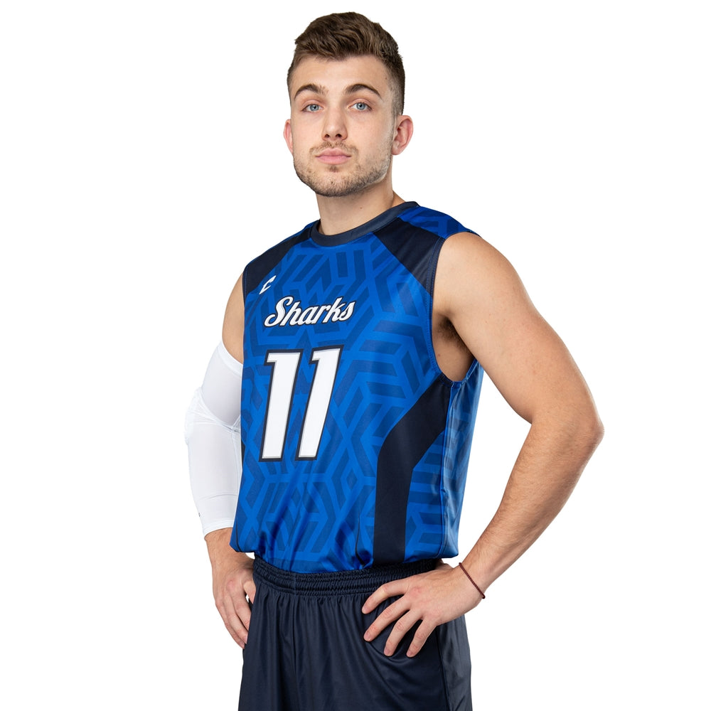 Juice Sleeveless Crew Neck Tee - Flexdri Mesh - Youth - Small (Full-Dye, Premium cut-and-sew Sublimation. No Limitations!)