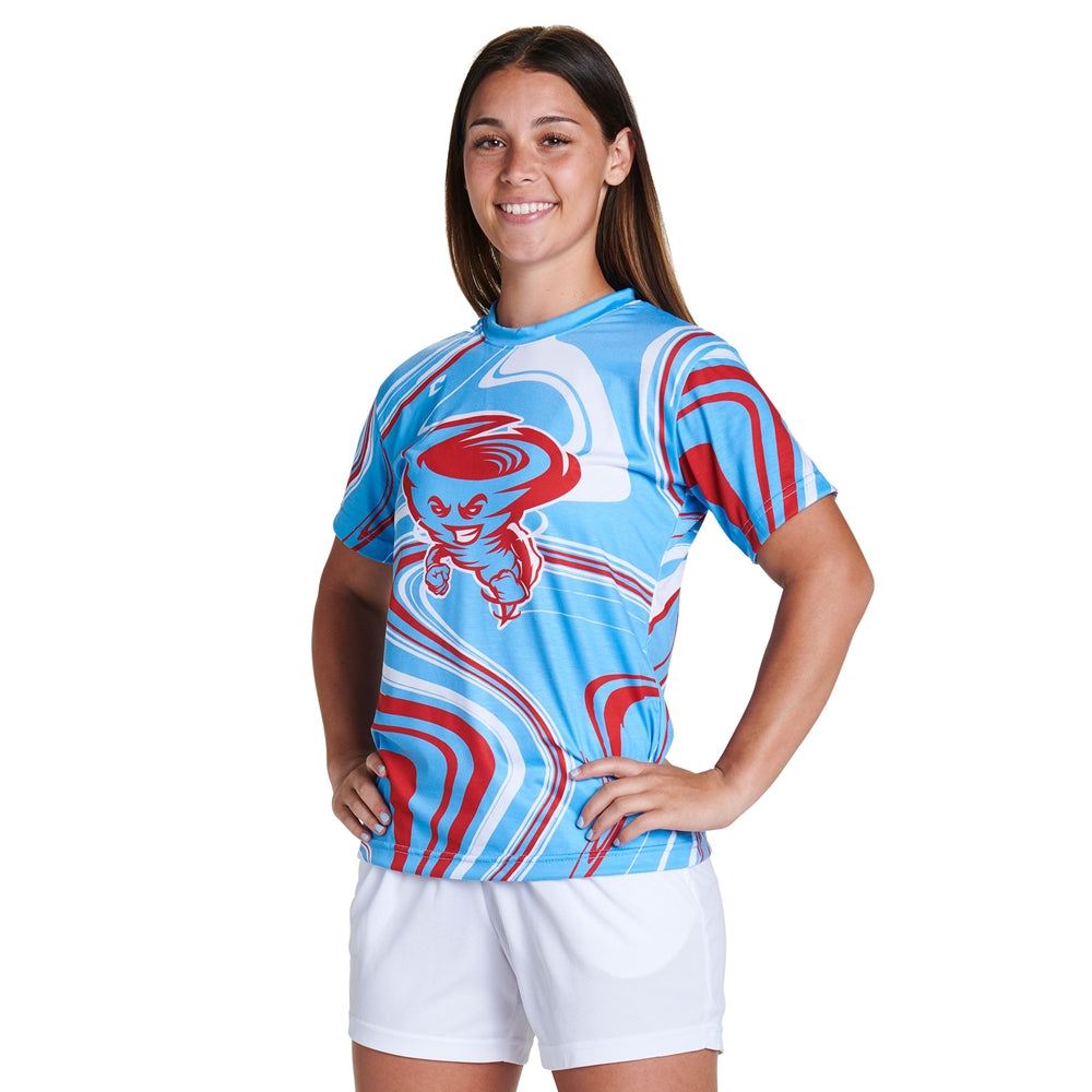 Juice Crew Neck Short Sleeve T-Shirt - Z-Cloth - Womens - XXLarge (Full-Dye, Premium cut-and-sew Sublimation. No Limitations!)
