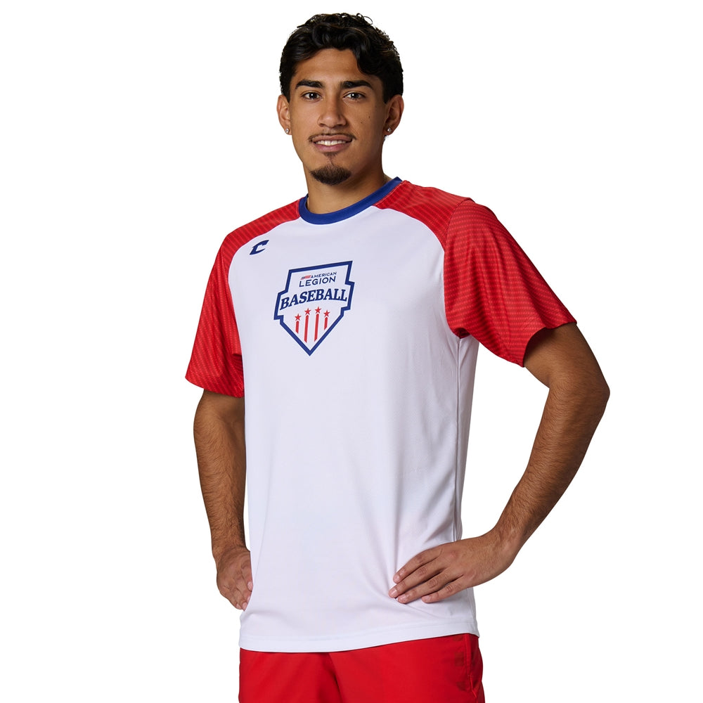 Juice Crew Neck Short Sleeve T-Shirt - Power Stretch - Adult - Small (Full-Dye, Premium cut-and-sew Sublimation. No Limitations!)