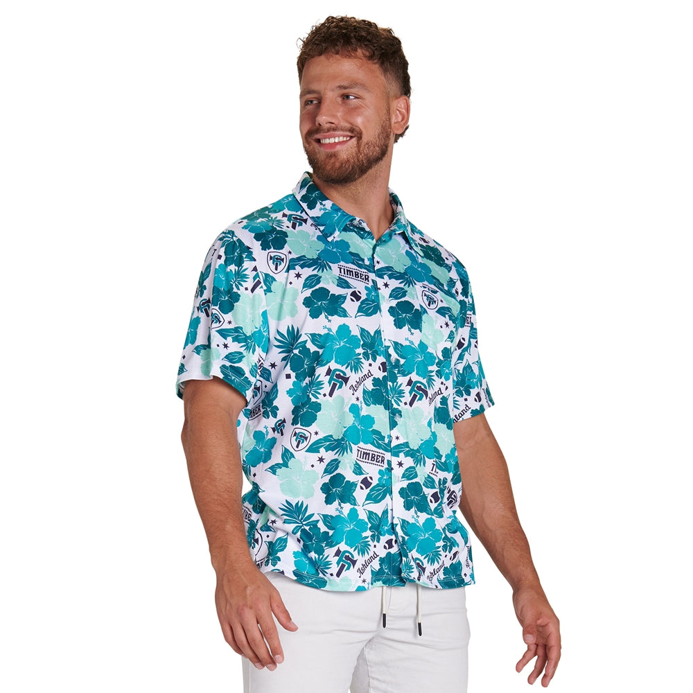 JUICE Cabana Shirt - Adult - Small (Full-Dye, Premium cut-and-sew Sublimation. No Limitations!)