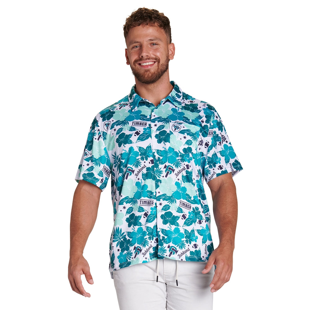 JUICE Cabana Shirt - Adult - Small (Full-Dye, Premium cut-and-sew Sublimation. No Limitations!)