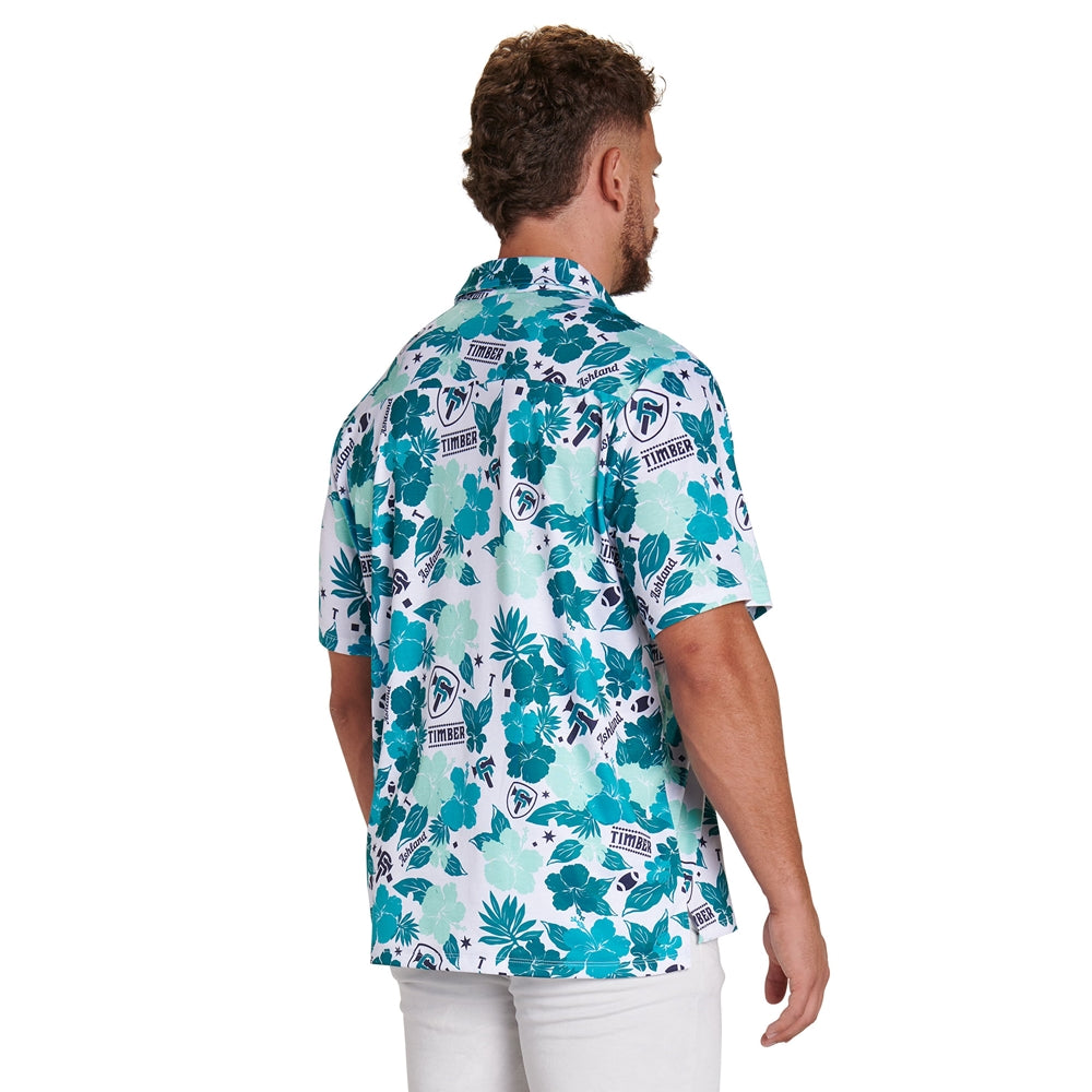 JUICE Cabana Shirt - C-Tec - Adult - Large Tall (Full-Dye, Premium cut-and-sew Sublimation. No Limitations!)