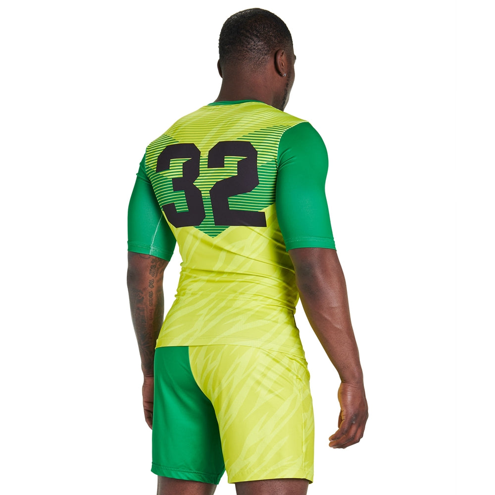 JUICE Compression Crew Neck with 1/2 Sleeve Jersey - Youth - Extra-Large (Full-Dye, Premium cut-and-sew Sublimation. No Limitations!)