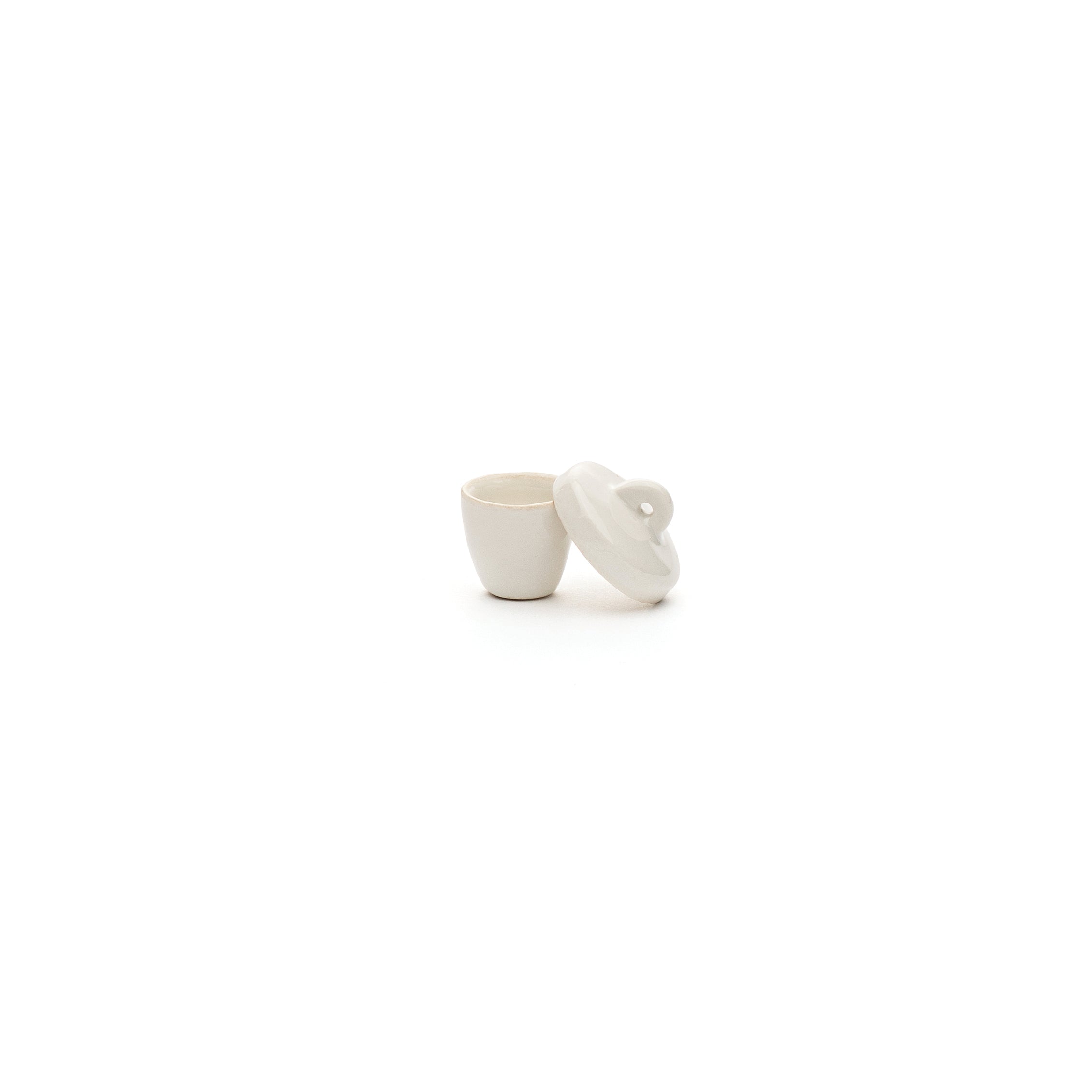 United Scientific® Porcelain Crucible, Tall Form, With Cover, 1.3 mL, comes with 6