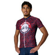 Juice Cycling Jersey - Ice Compression - Adult - Large (Full-Dye, Premium cut-and-sew Sublimation. No Limitations!)