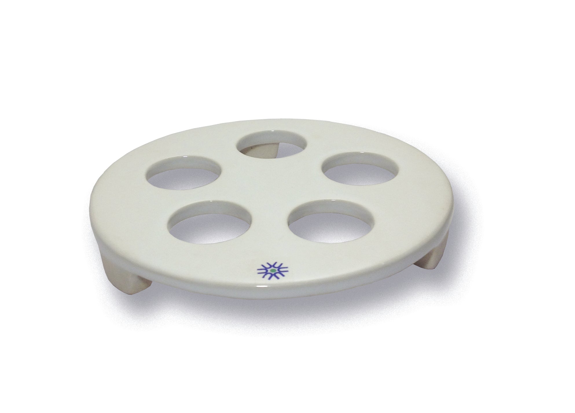 United Scientific® Porcelain Desiccator Plate With Stand, 95mm Dia.