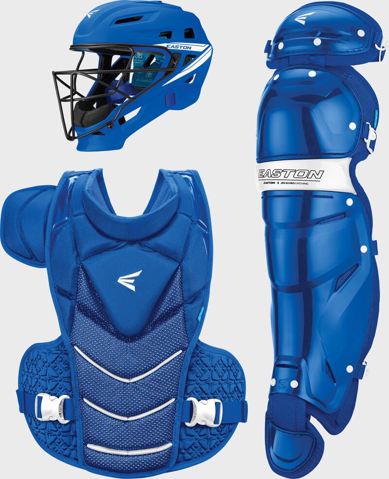 Easton Jen Schro The Very Best Softball Large Catchers Box Set - Royal