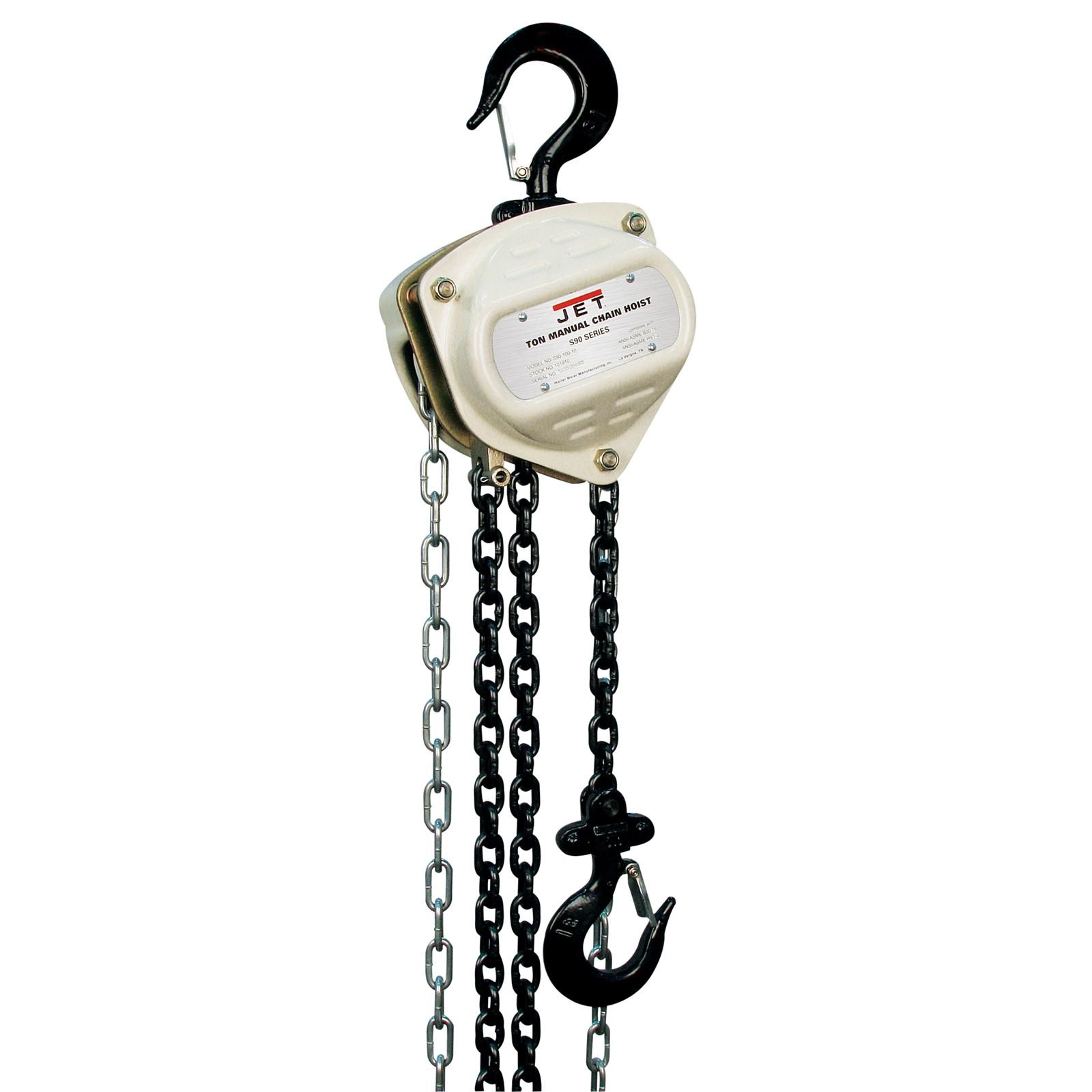 JET S90-150-10, 1-1/2 Ton 10' Lift